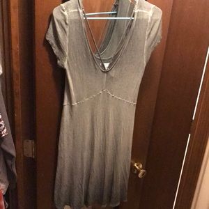 American Eagle Outfitters Large grey ombré dress NWT